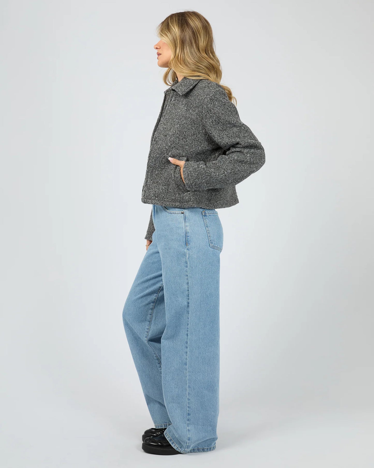 All About Eve Ariana Jacket | Grey Marle
