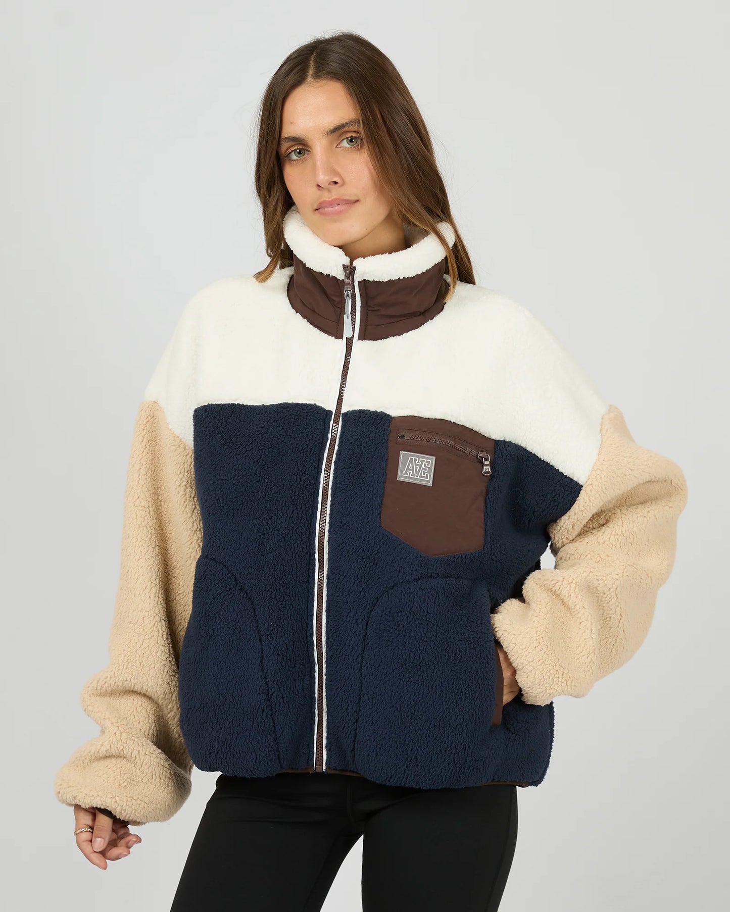 All About eve Active Carson Panel Sherpa | Ink
