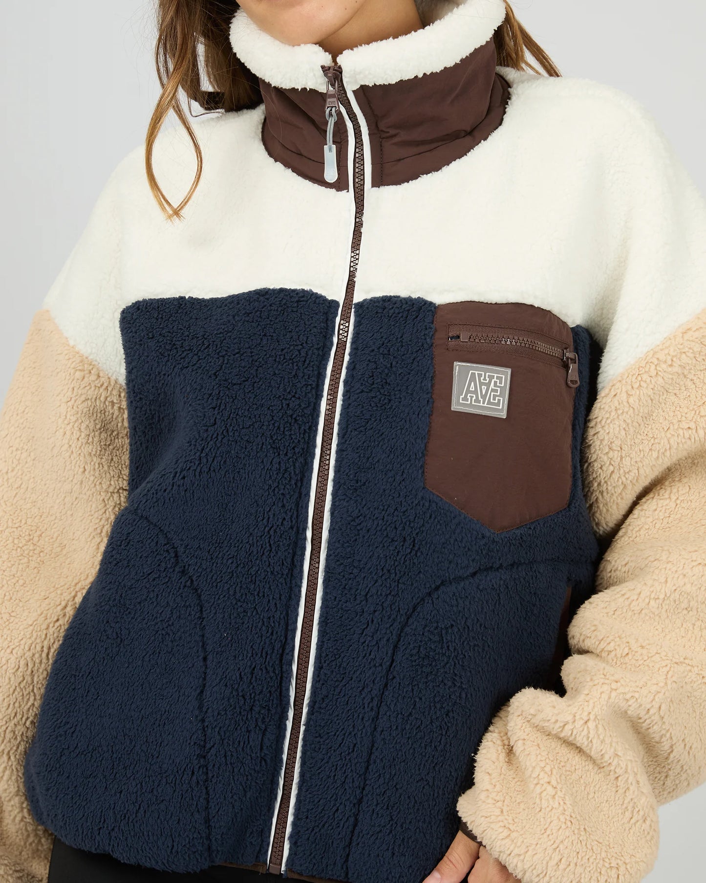 All About eve Active Carson Panel Sherpa | Ink