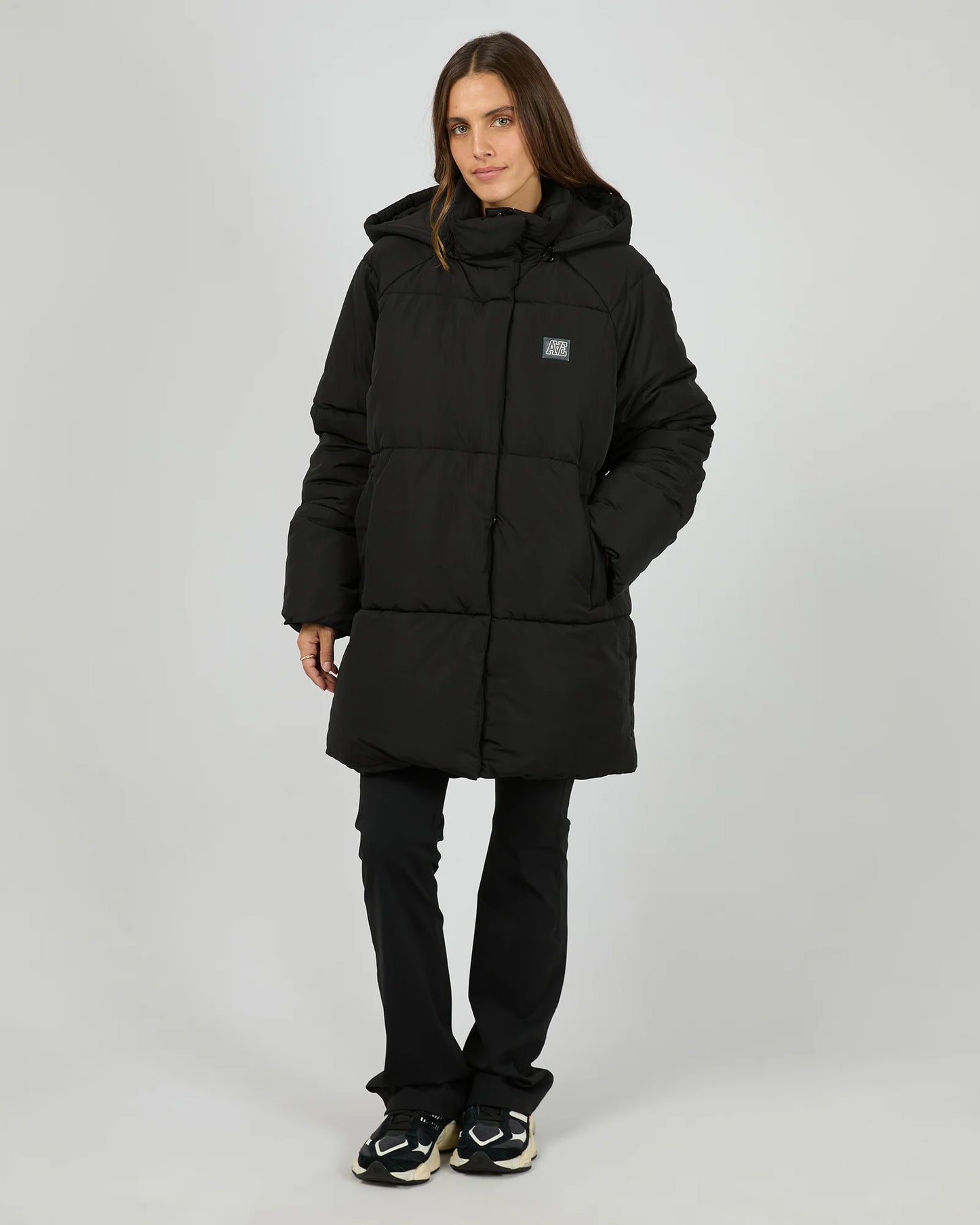 All About Eve Elevate Long Puffer Jacket | Black