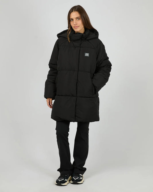 All About Eve Elevate Long Puffer Jacket | Black