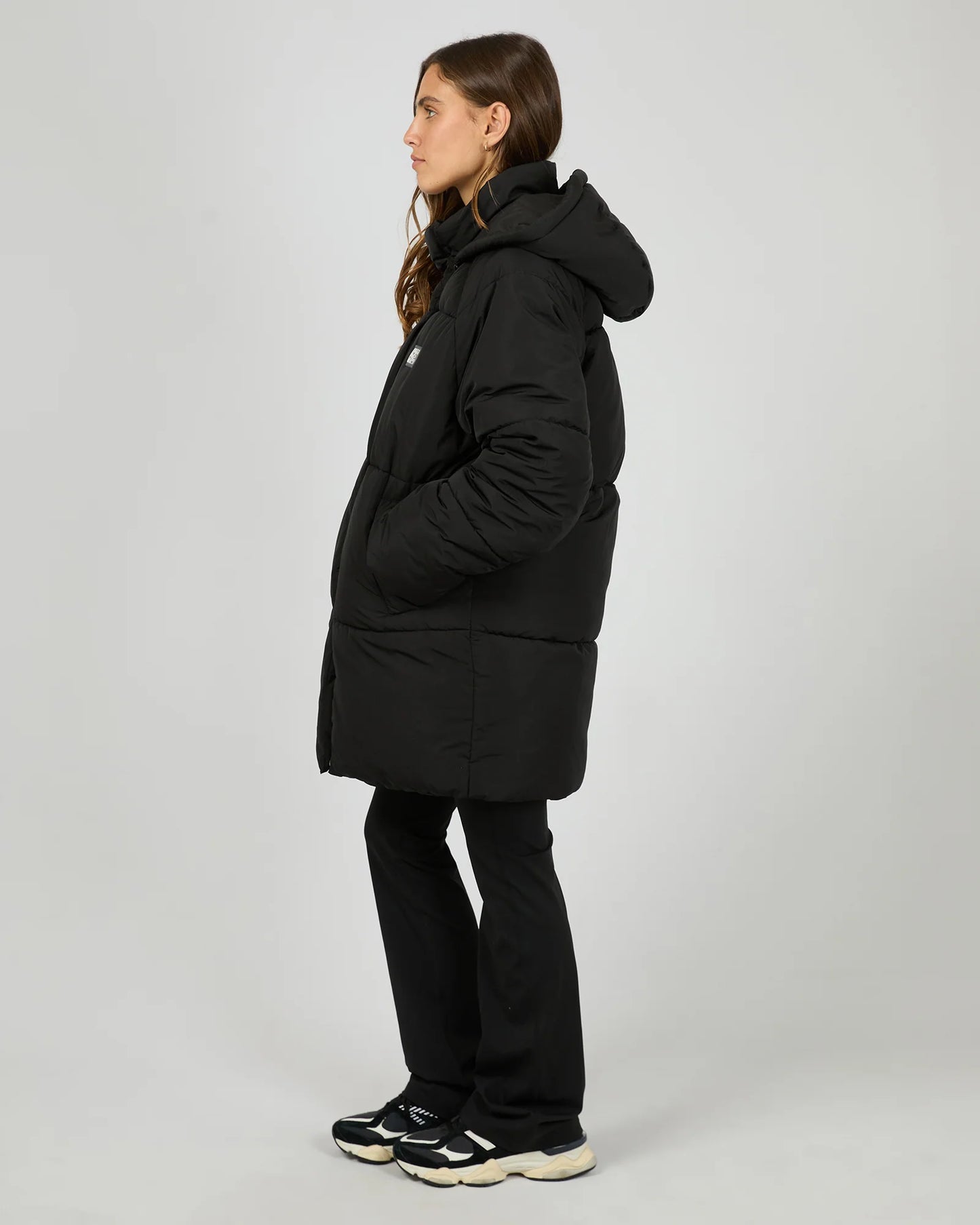 All About Eve Elevate Long Puffer Jacket | Black