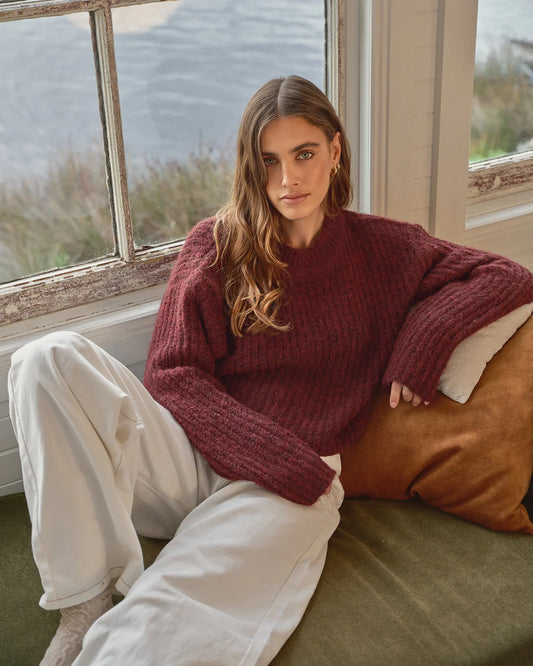 All About Eve Ivy Knit Jumper | Wine