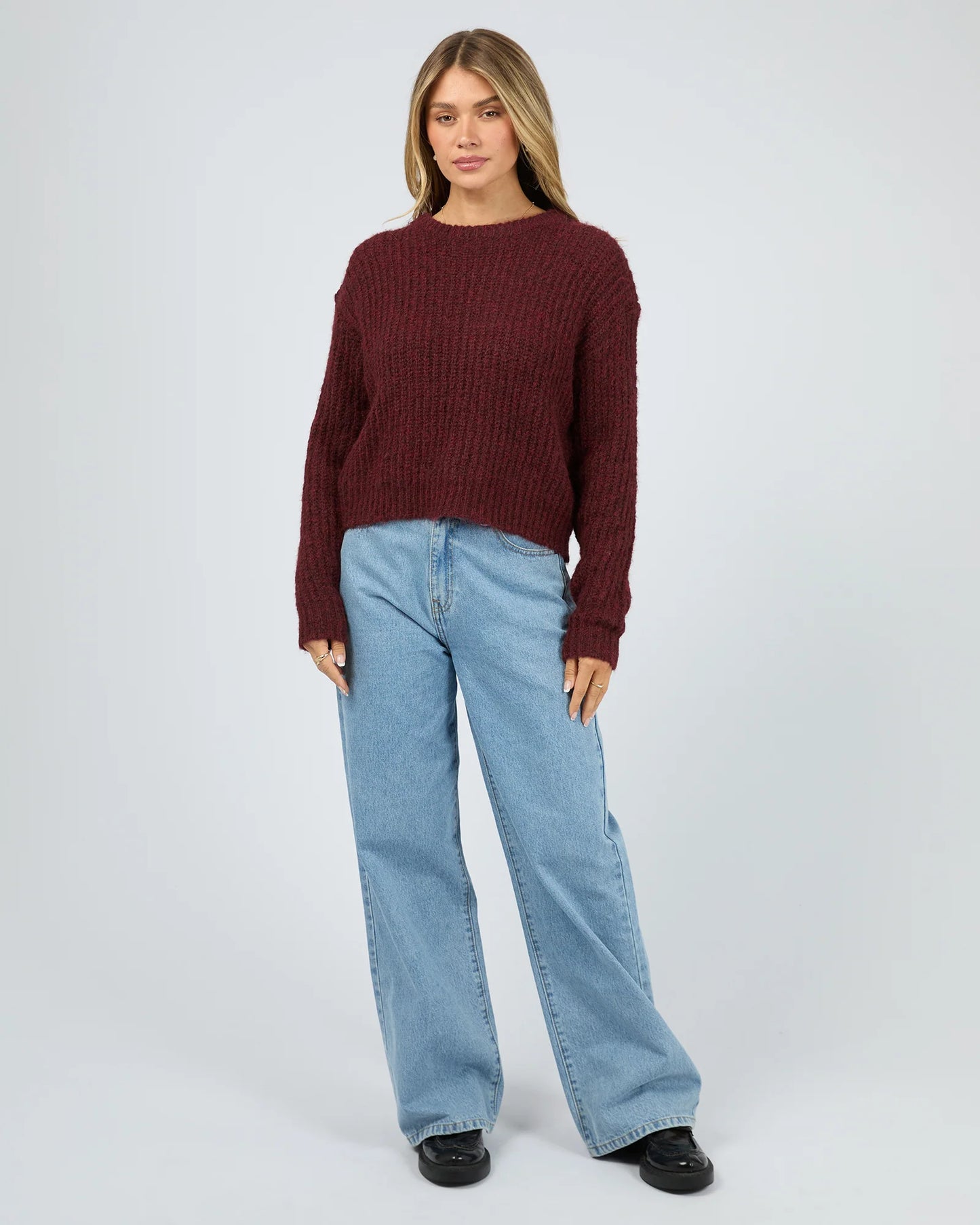 All About Eve Ivy Knit Jumper | Wine