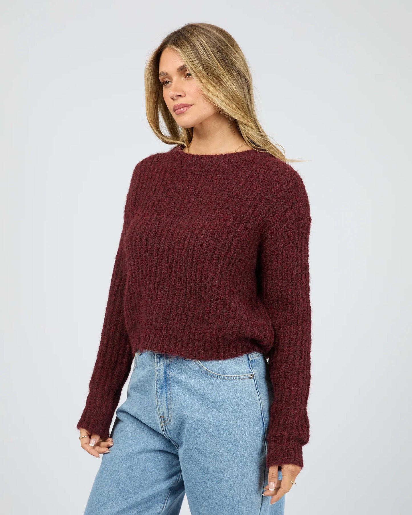 All About Eve Ivy Knit Jumper | Wine
