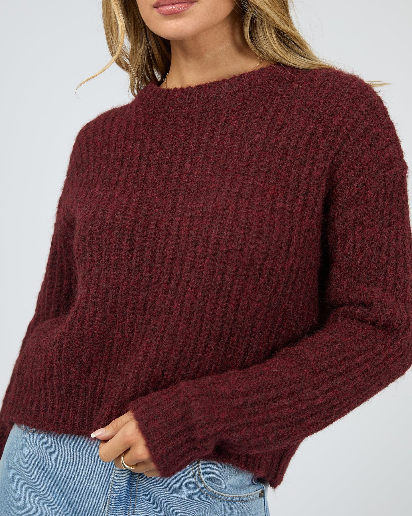 All About Eve Ivy Knit Jumper | Wine