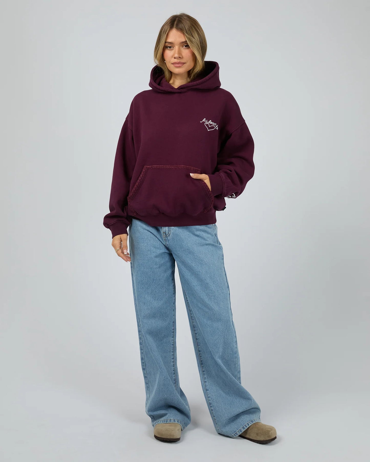 All About Eve Bake Shop Box Hoodie | Wine