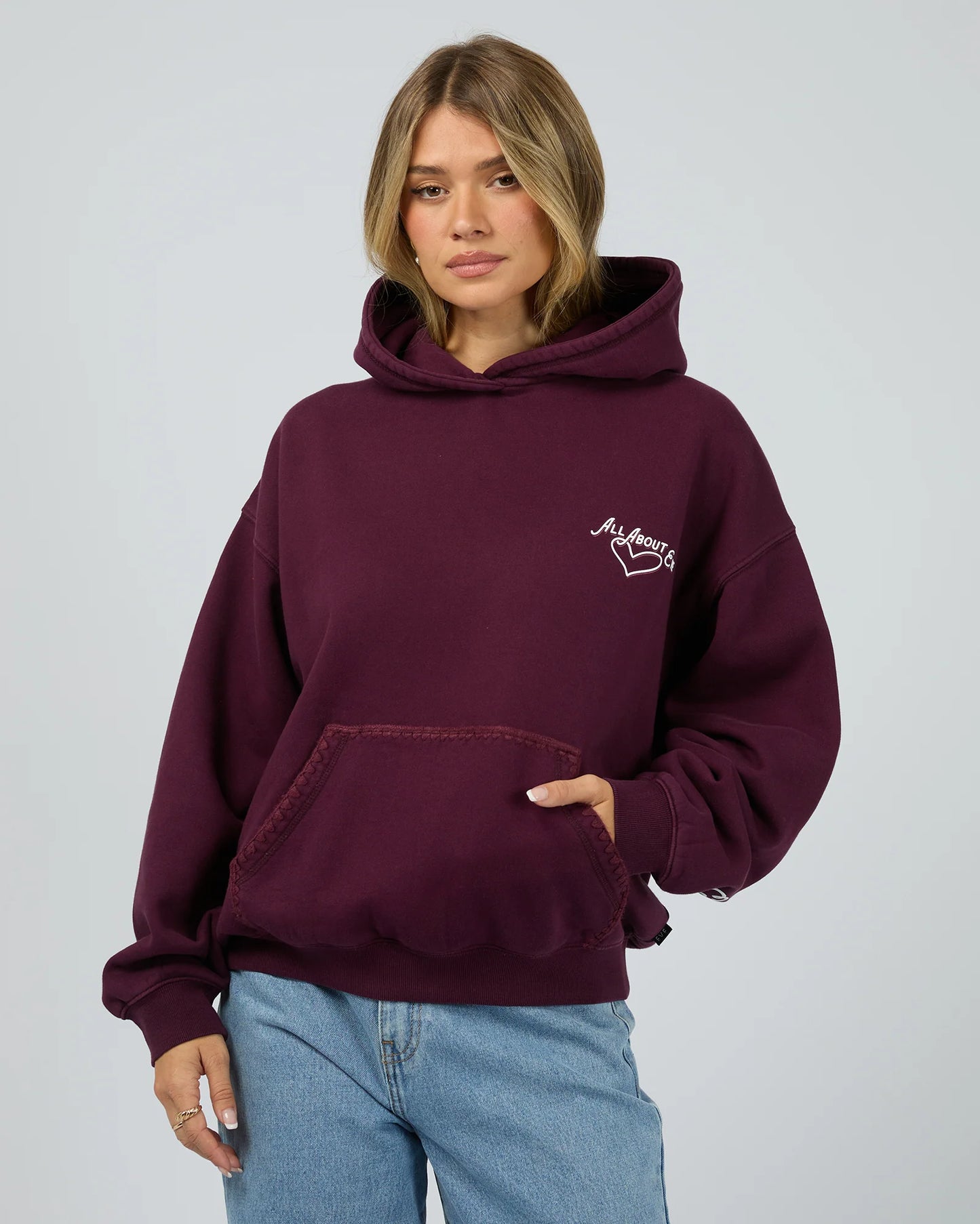 All About Eve Bake Shop Box Hoodie | Wine