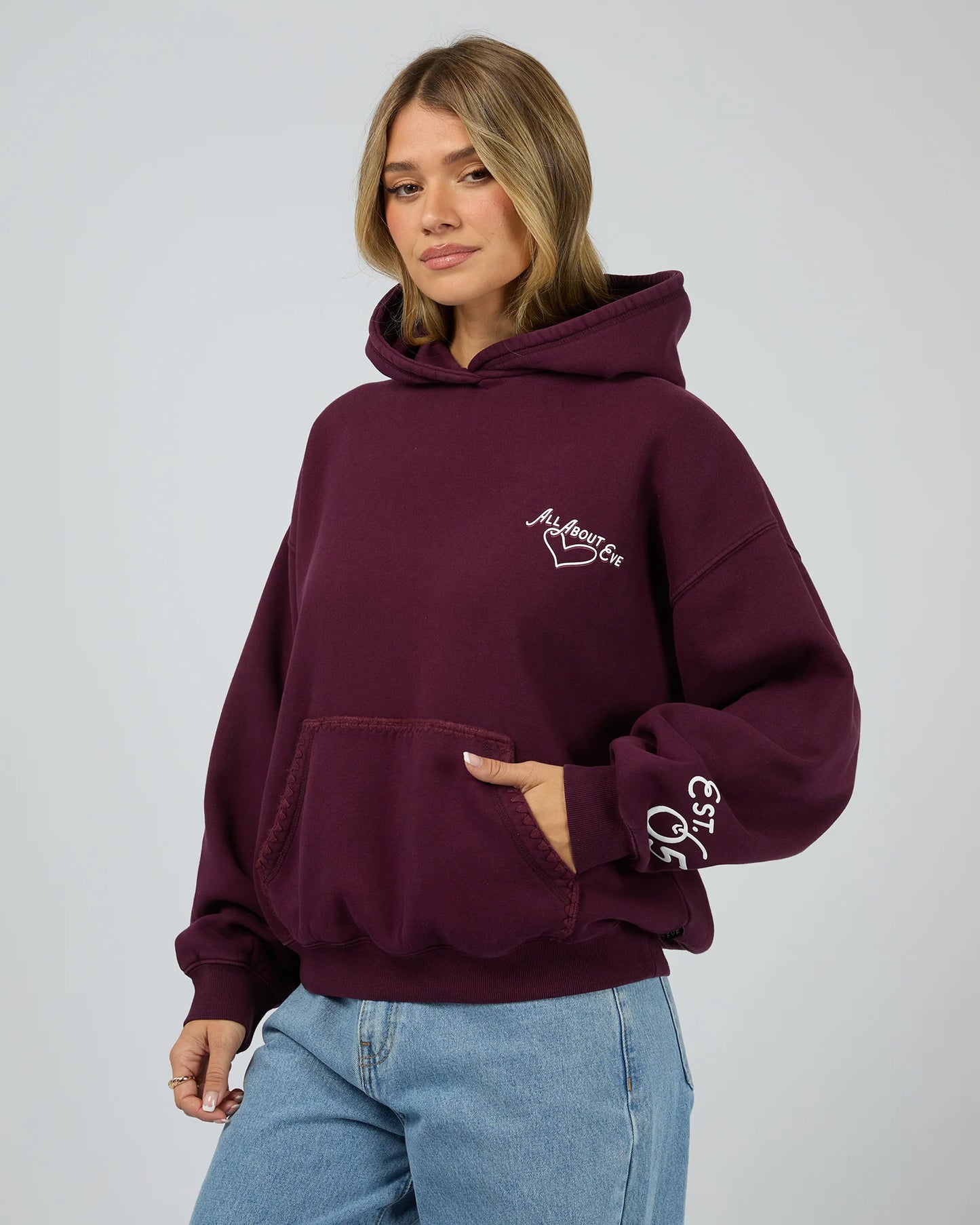 All About Eve Bake Shop Box Hoodie | Wine