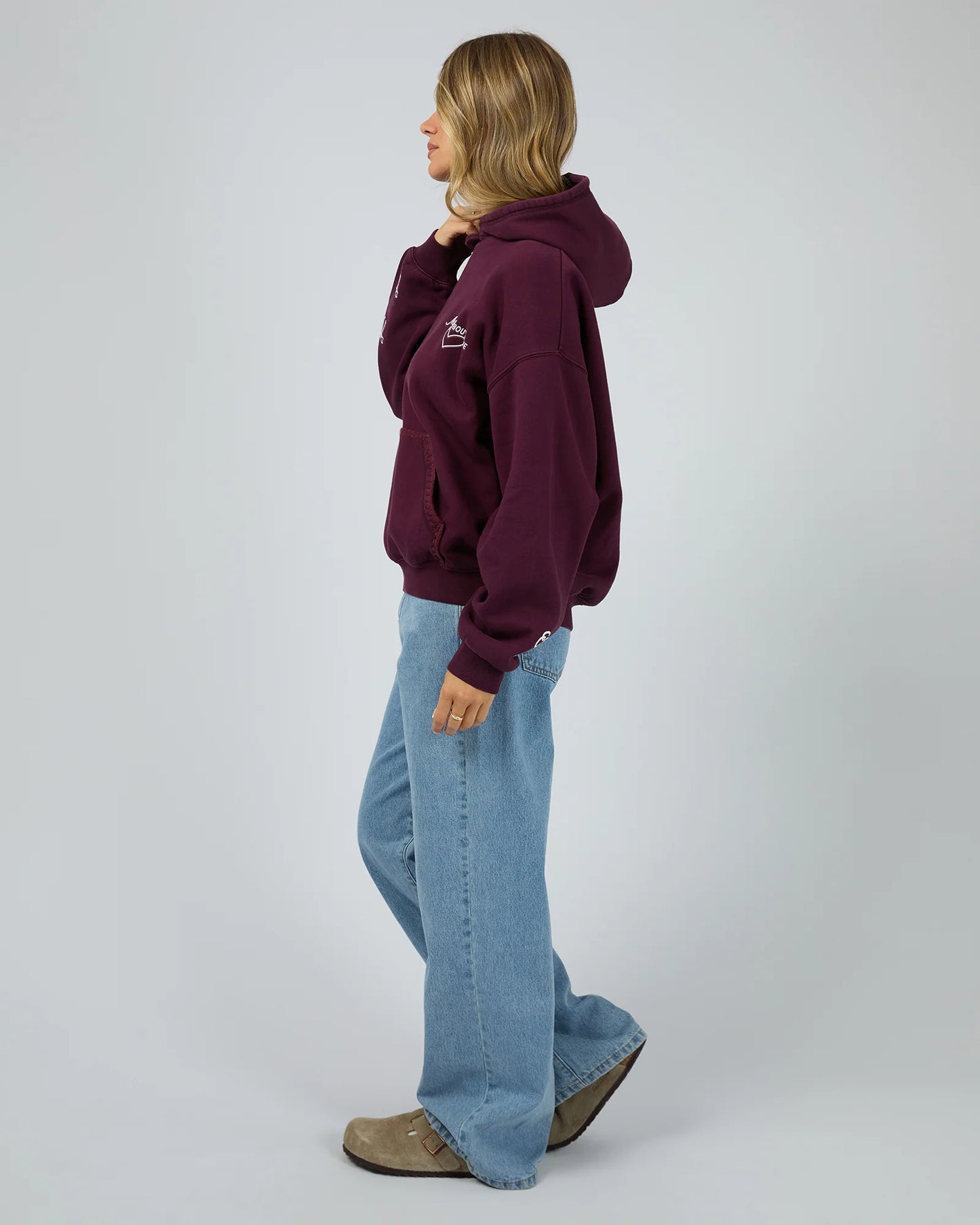 All About Eve Bake Shop Box Hoodie | Wine