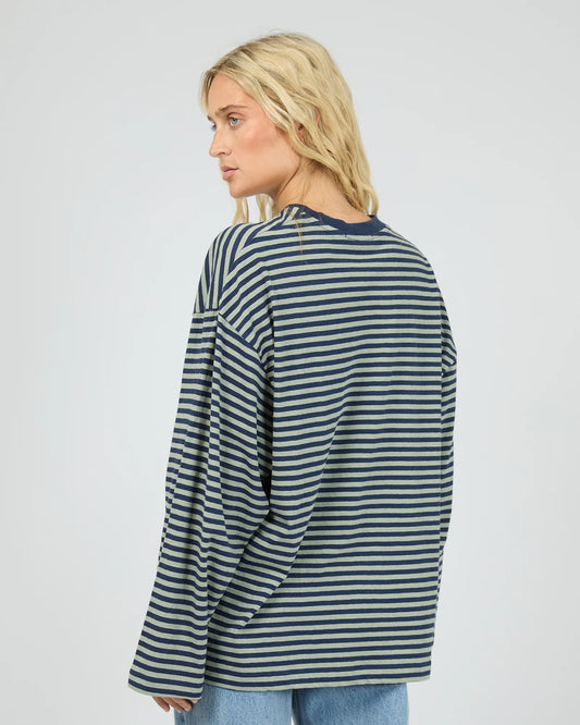 All About Eve Paloma Long Sleeve Stripe Tee | Sage
