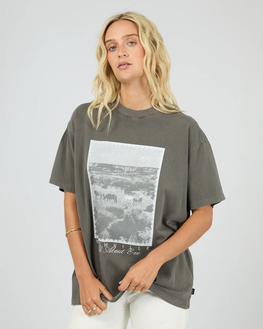 All About Eve Nashville Relaxed Tee | Charcoal