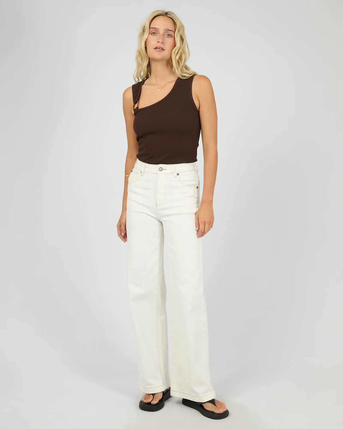 All About Eve Willow Rib Tank | Brown