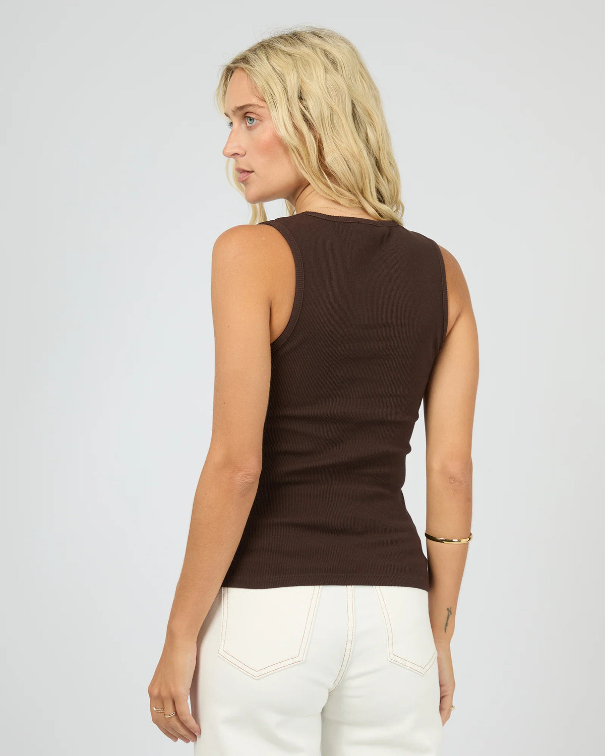 All About Eve Willow Rib Tank | Brown