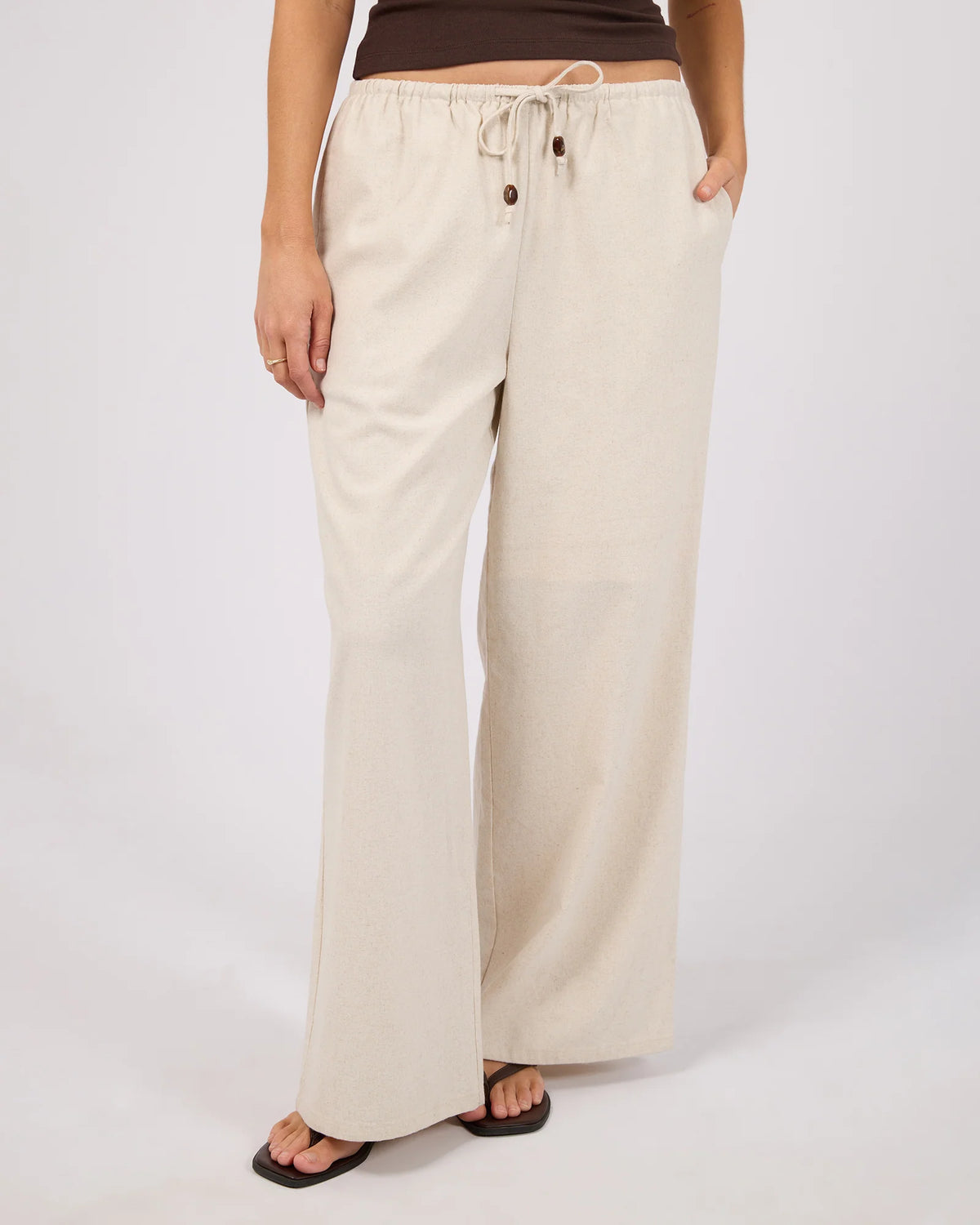 All About Eve Petra Drawstring Pant | Oat