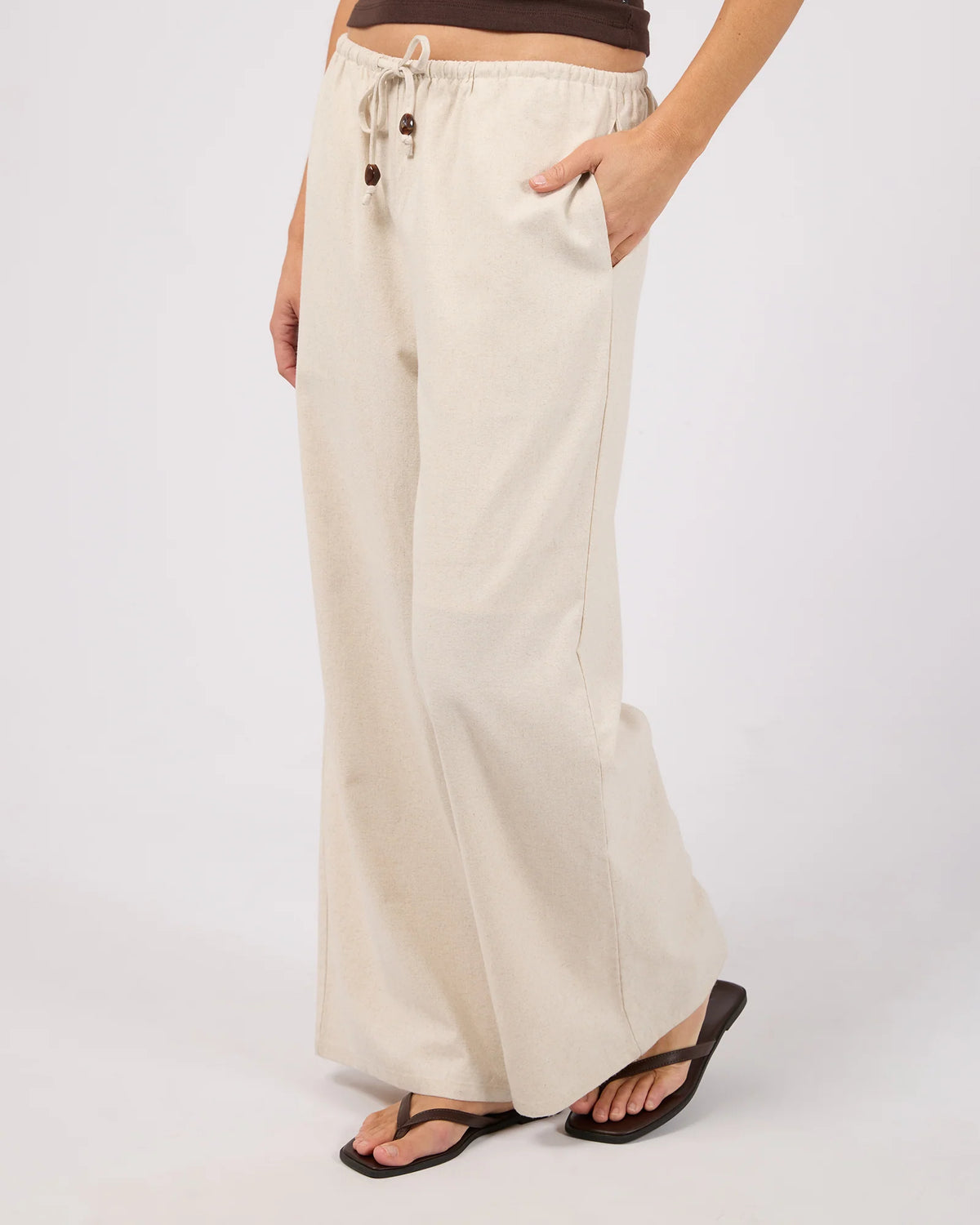 All About Eve Petra Drawstring Pant | Oat