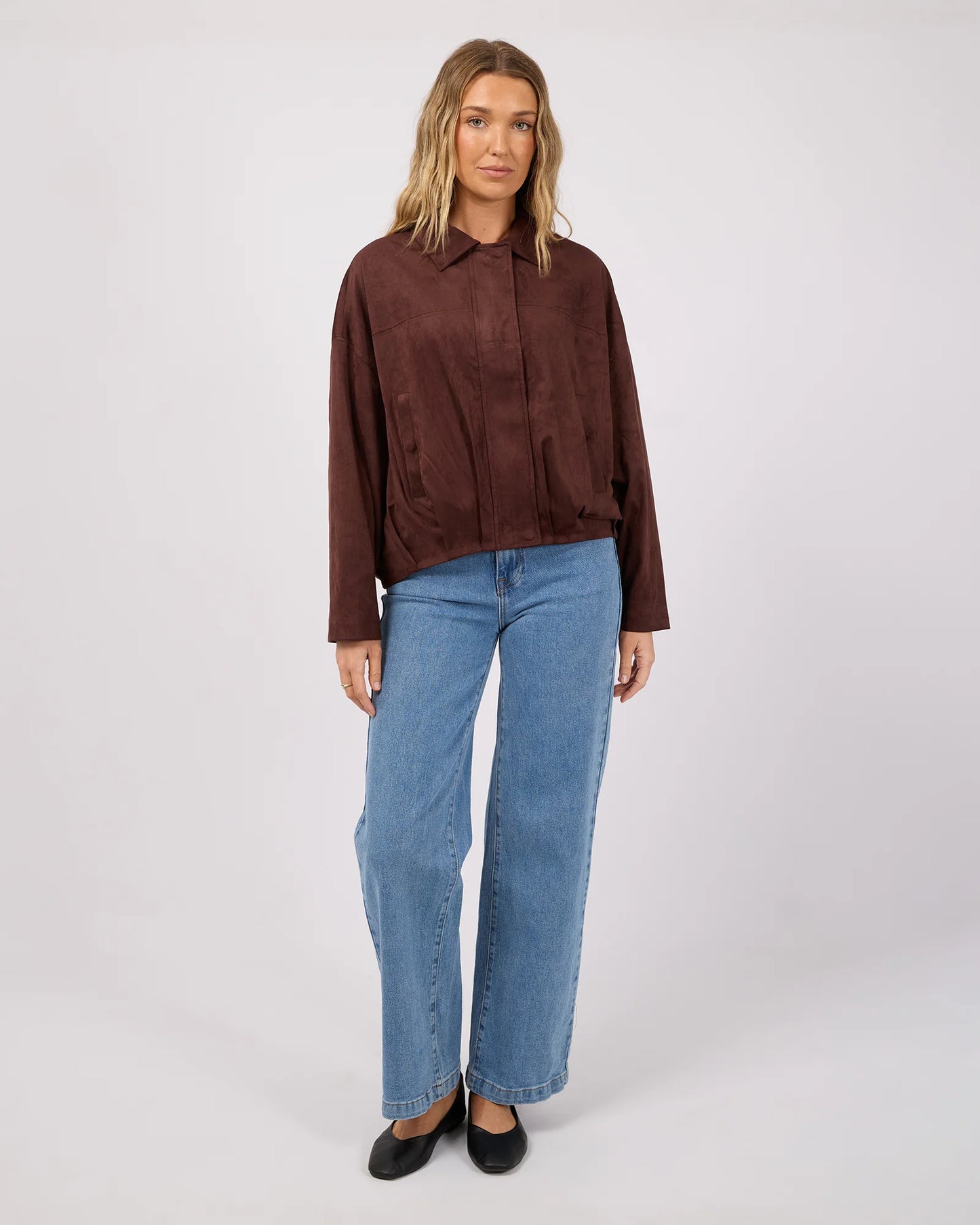 All About Eve Haze Suede Jacket | Chocolate