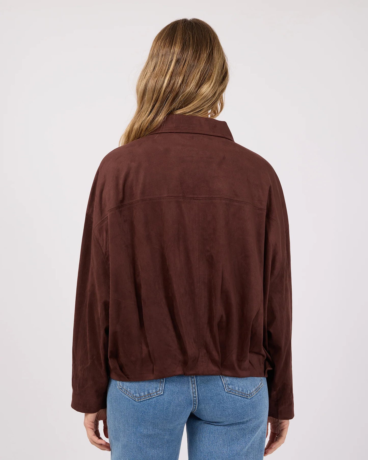 All About Eve Haze Suede Jacket | Chocolate