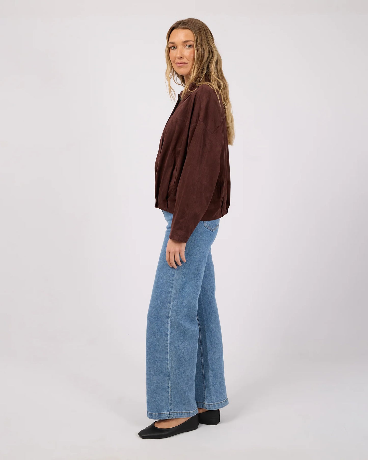 All About Eve Haze Suede Jacket | Chocolate