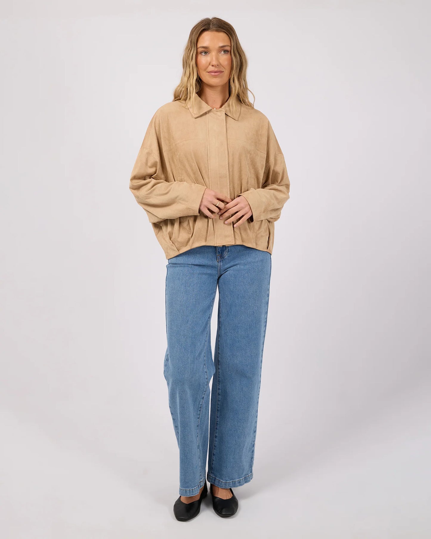 All About Eve Haze Suede Jacket | Latte