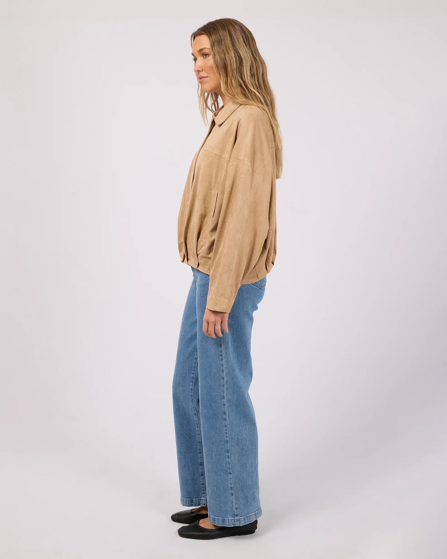 All About Eve Haze Suede Jacket | Latte