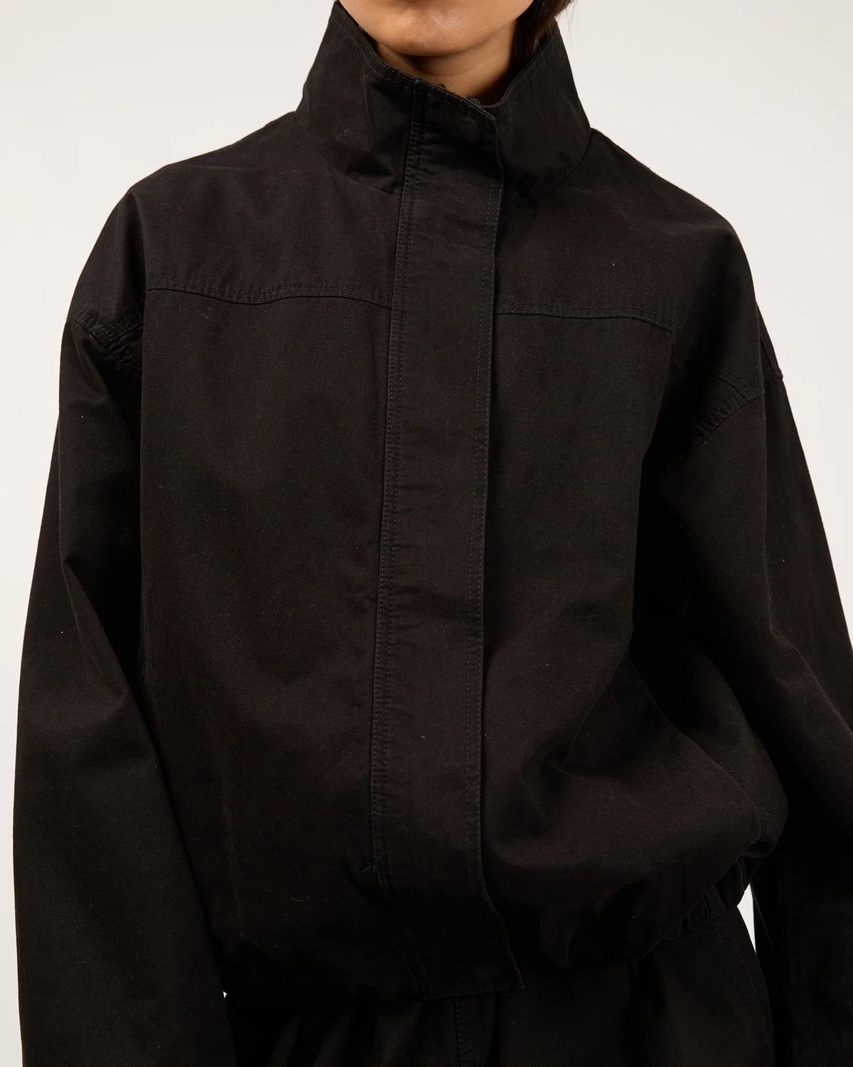 All About Eve Margo Funnel Neck Jacket | Black