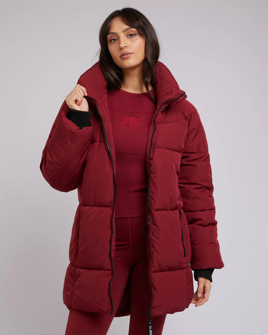 ALL ABOUT EVE REMI LUXE MIDI PUFFER PORT
