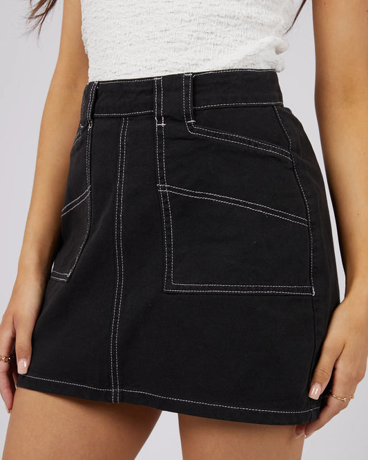 ALL ABOUT EVE BECCA SKIRT BLACK