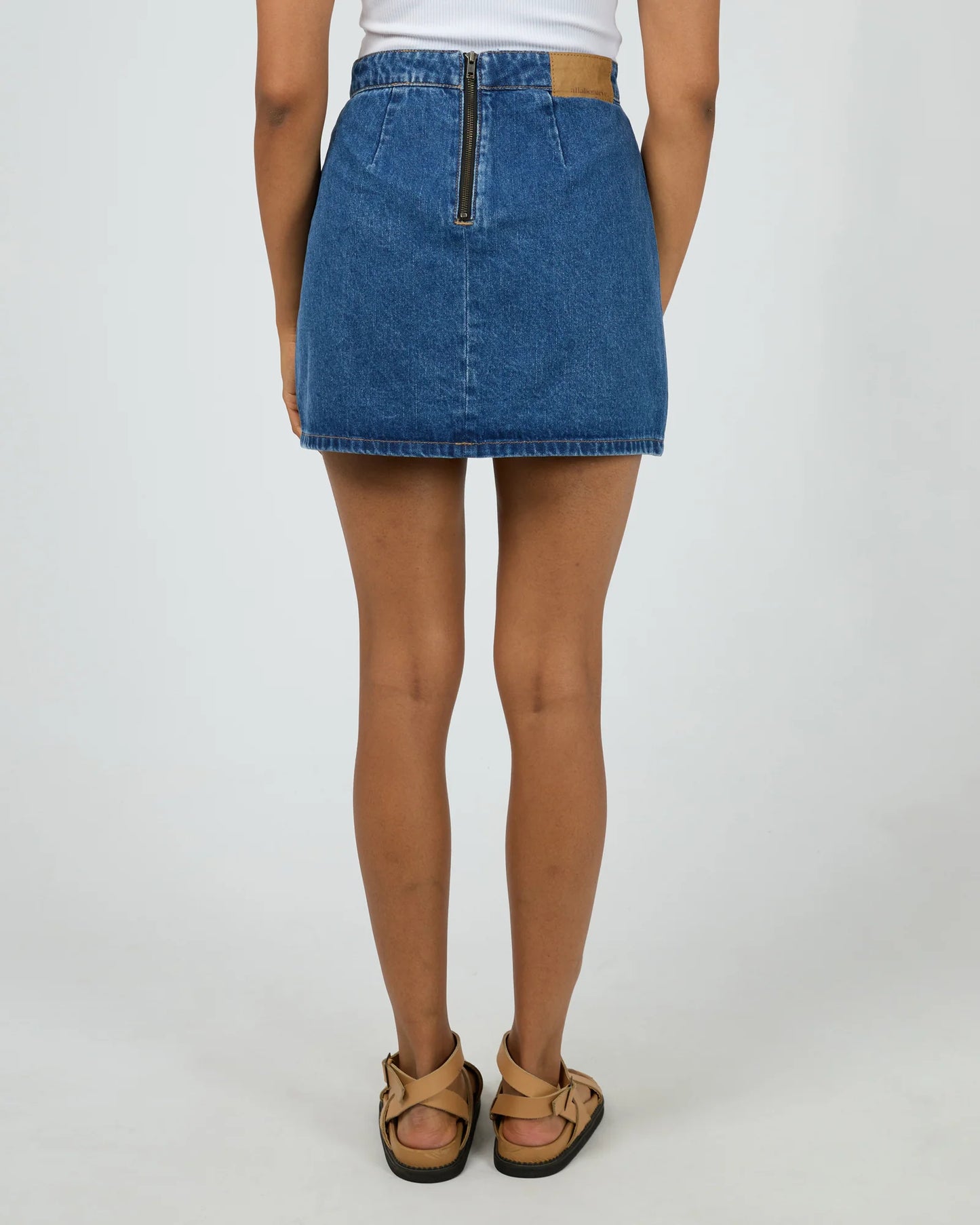ALL ABOUT EVE BECCA SKIRT HERITAGE BLUE
