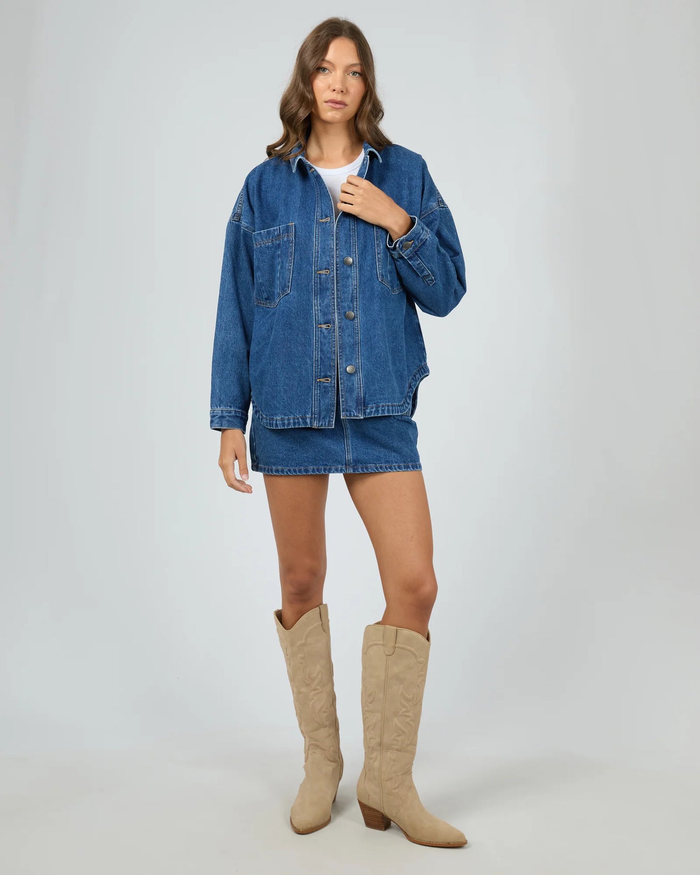 All About Eve Dale Shacket | Indigo