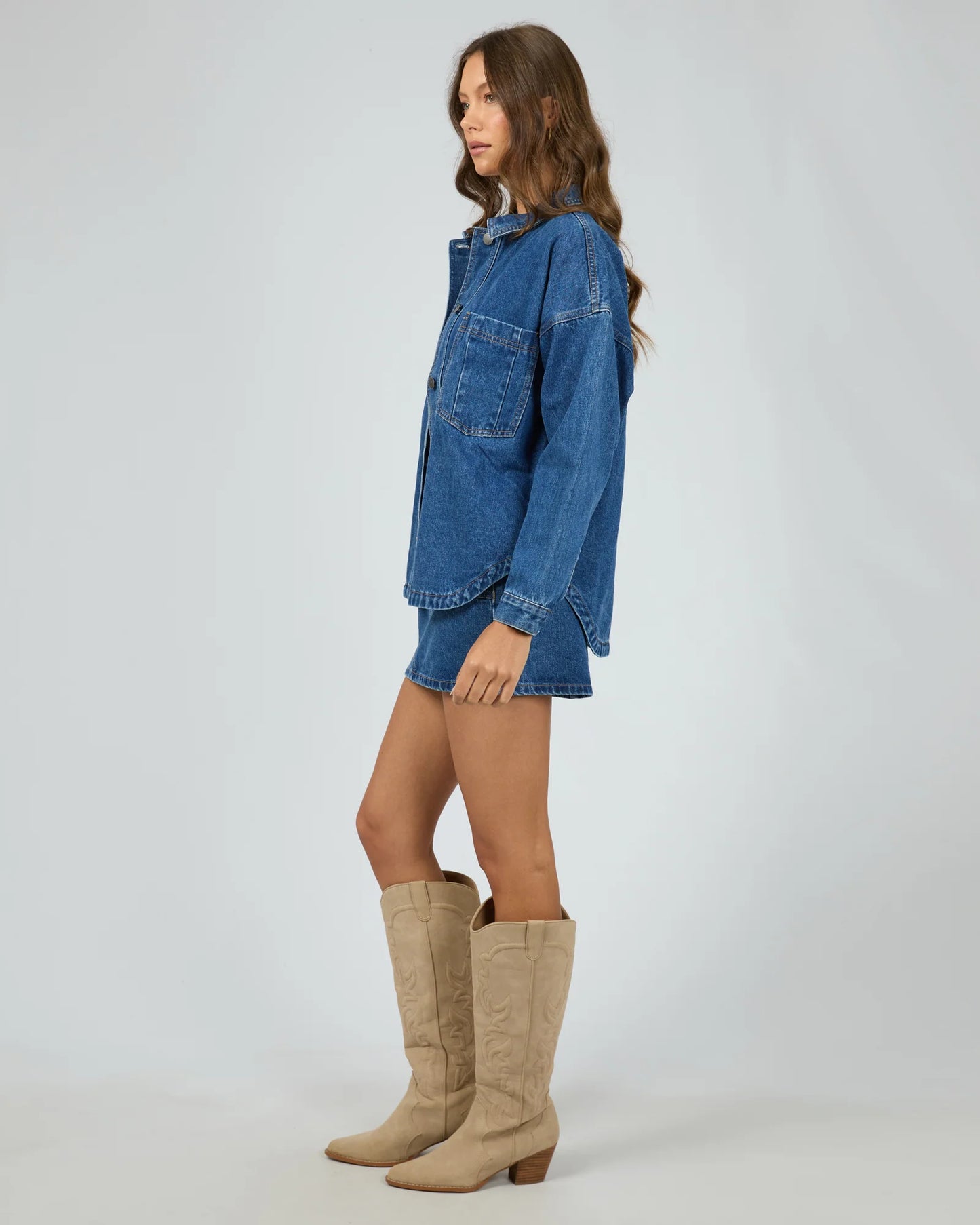 All About Eve Dale Shacket | Indigo