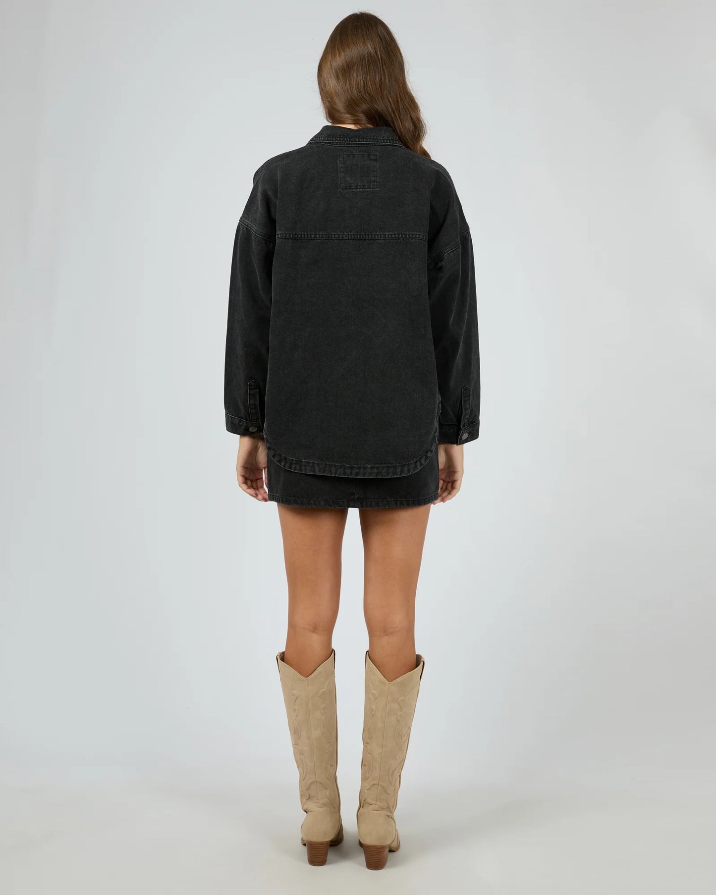 All About Eve Dale Shacket | Washed Black
