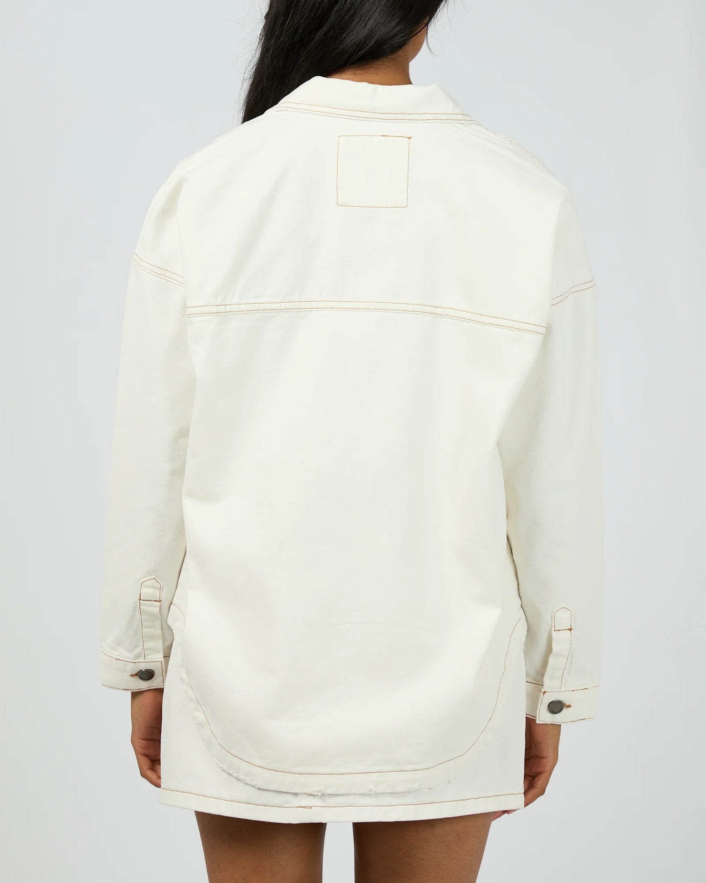 All About Eve Dale Shacket | Vintage White