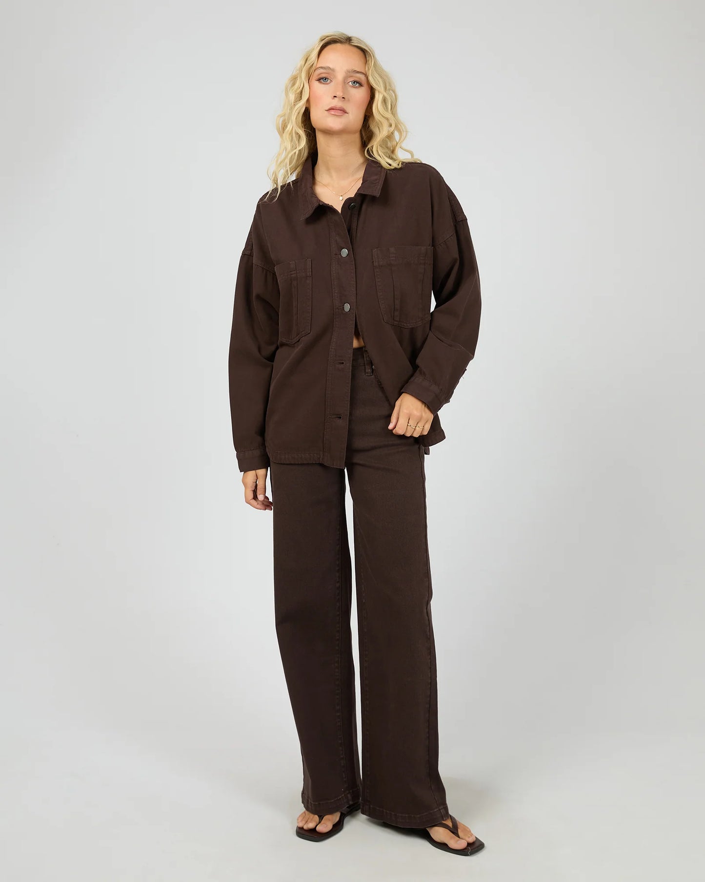 All About Eve Dale Shacket | Brown