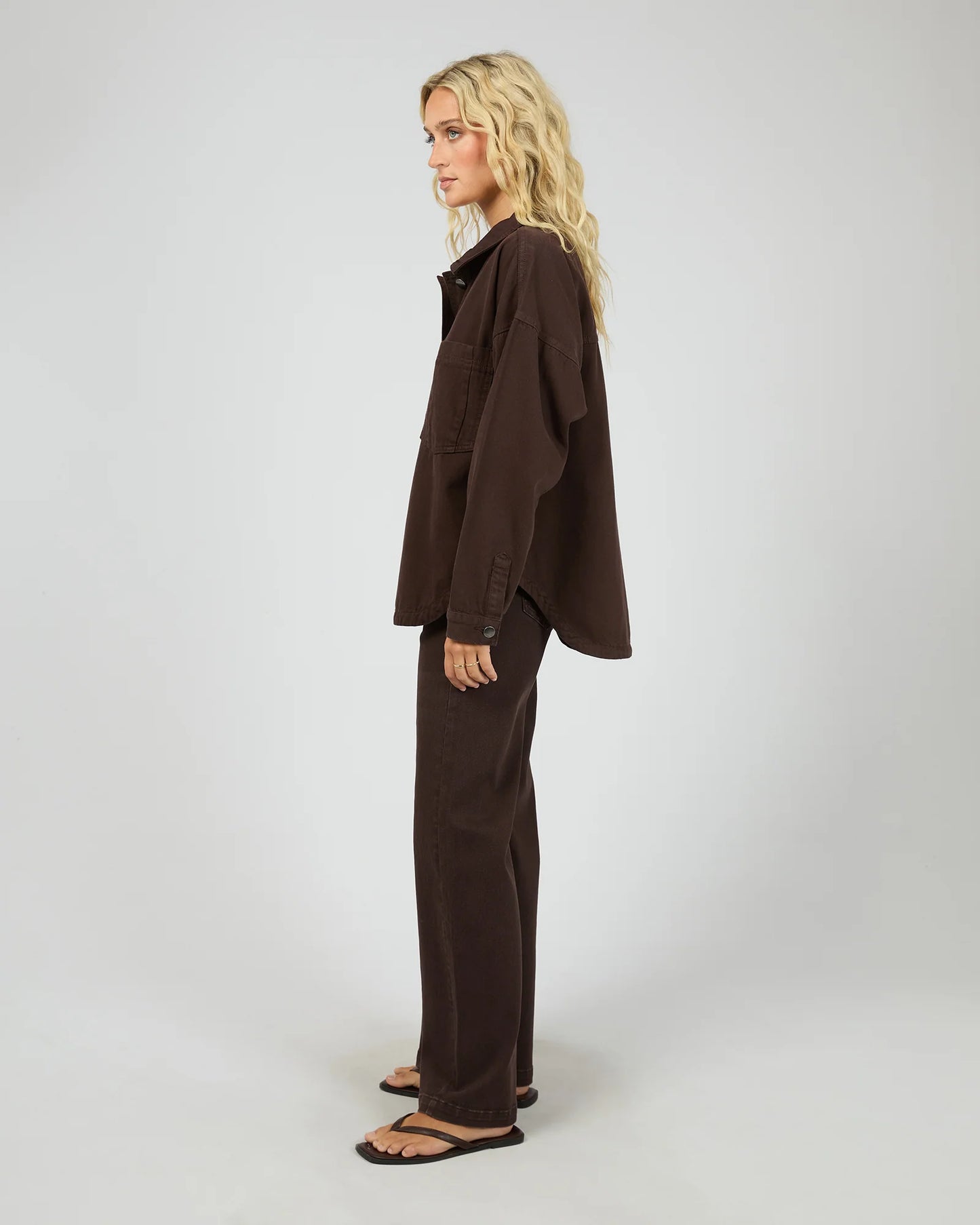 All About Eve Dale Shacket | Brown