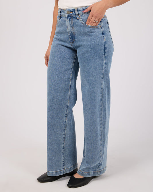 All About Eve Jacqui Wide Leg Petite Jean | Light Blue