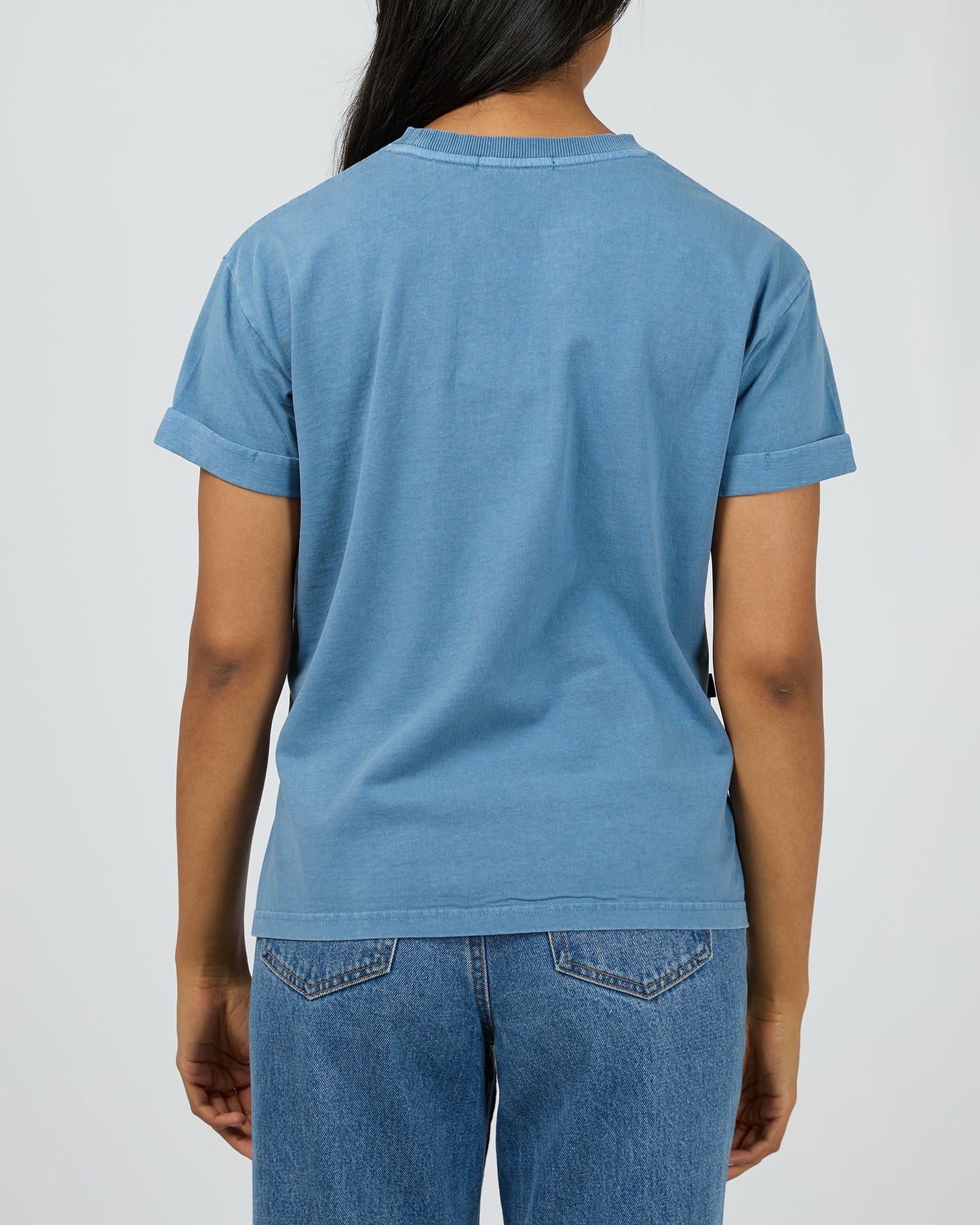 ALL ABOUT EVE AAE WASHED TEE DENIM