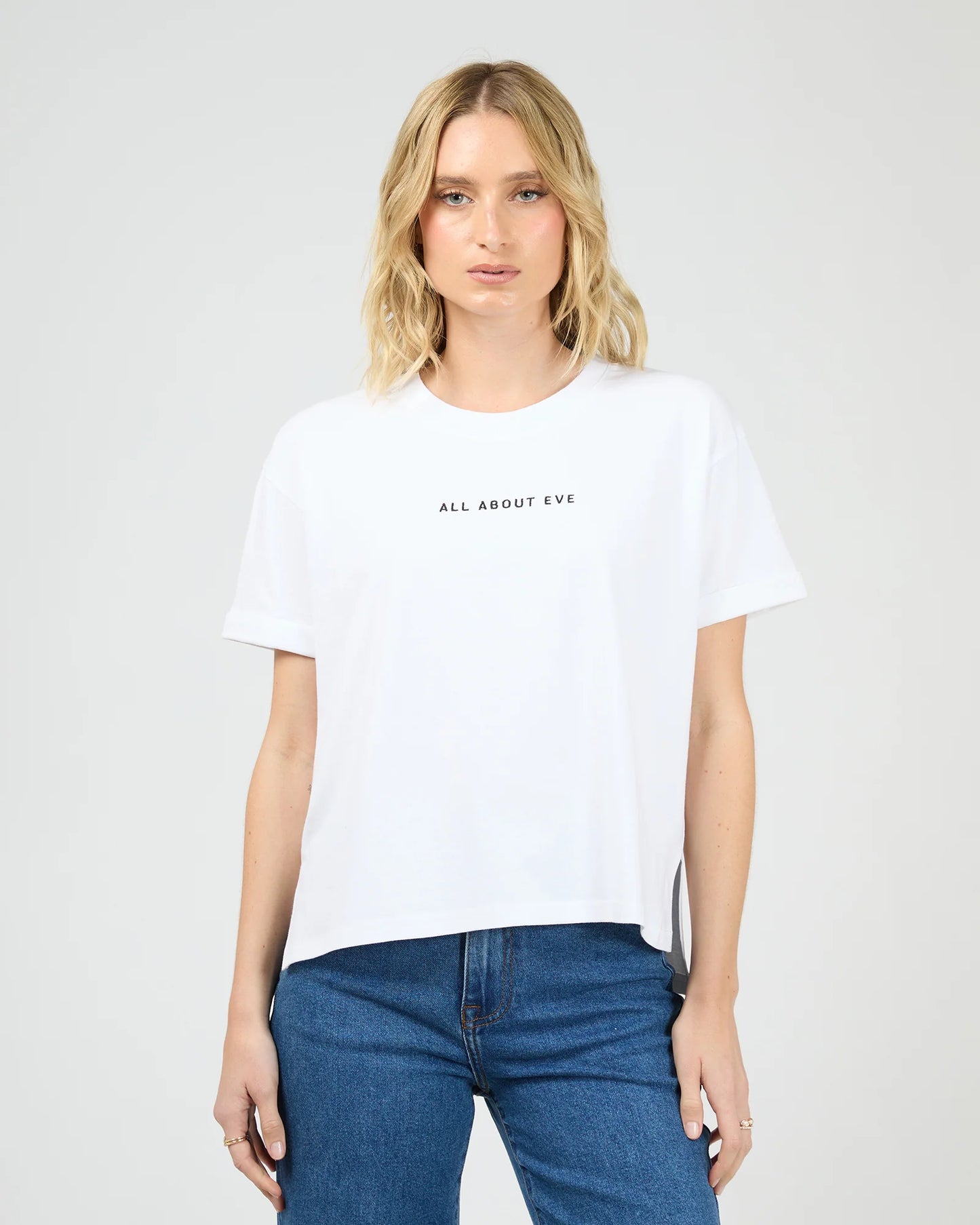 All About Eve Washed Tee | White
