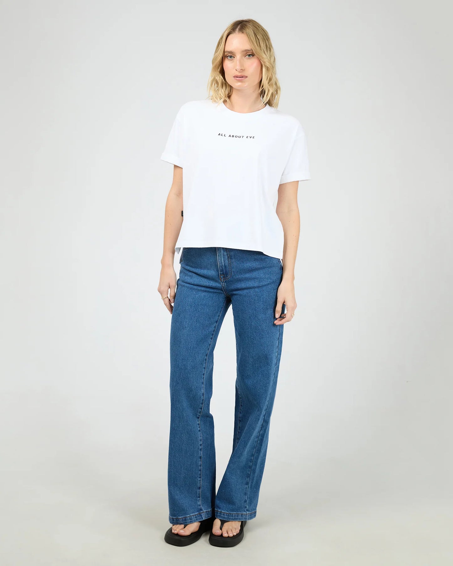 All About Eve Washed Tee | White