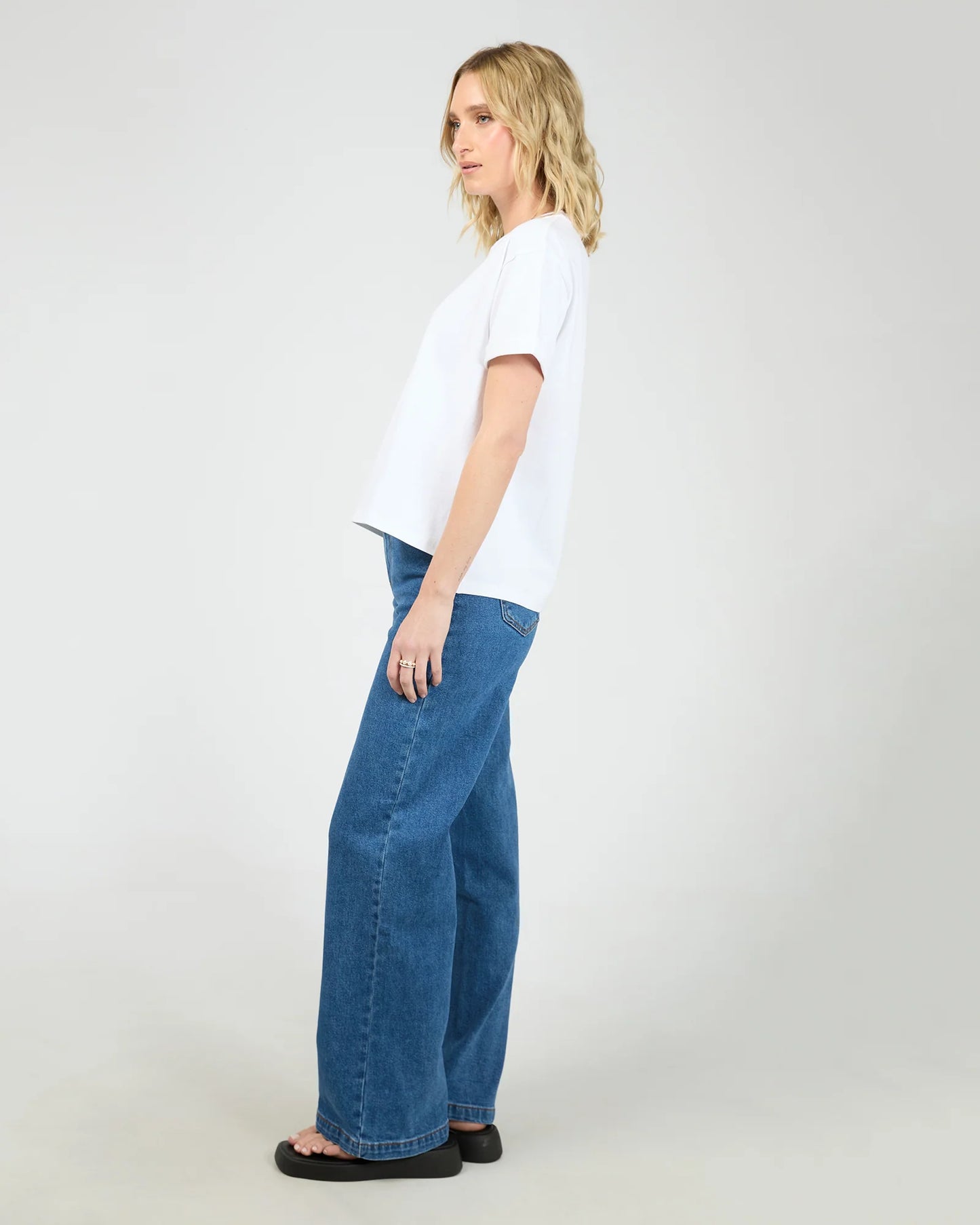 All About Eve Washed Tee | White