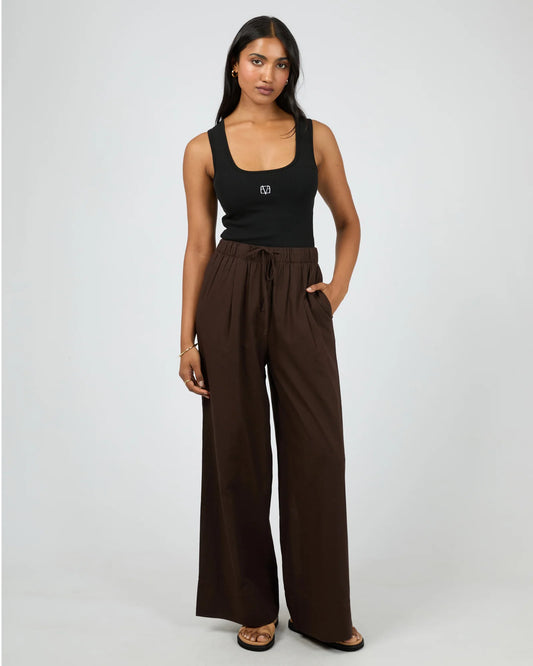 All About Eve Essential Pant Brown