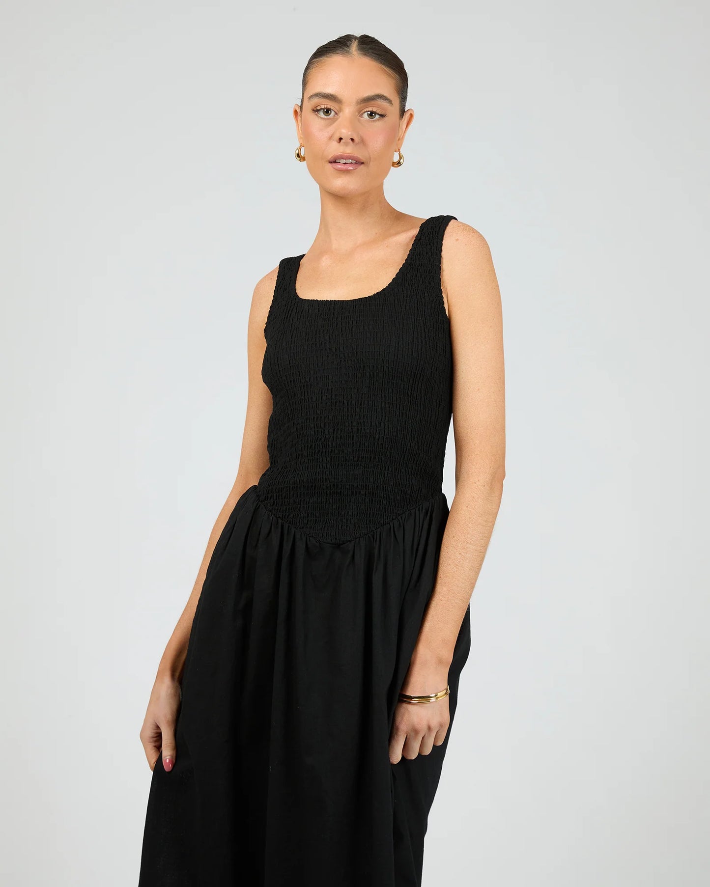 ALL ABOUT EVE ESSENTIAL MAXI DRESS BLACK
