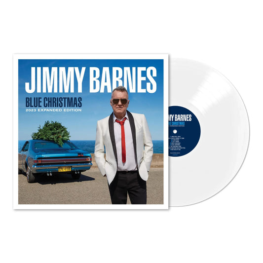 JIMMY BARNES BLUE CHRISTMAS 2023 EXPANDED EDITION WHITE LP