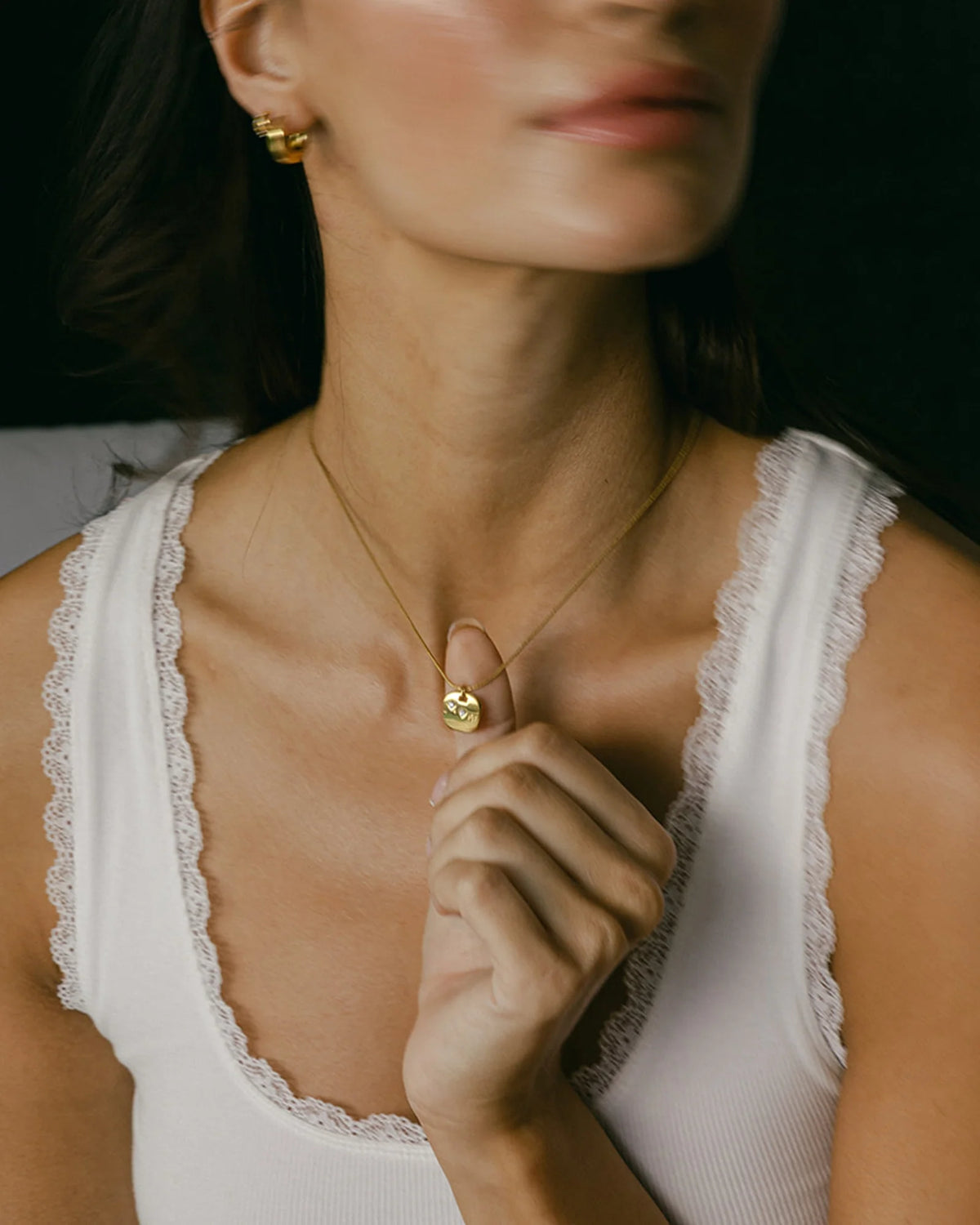 Milla Hart Aya Pendant Necklace | Gold