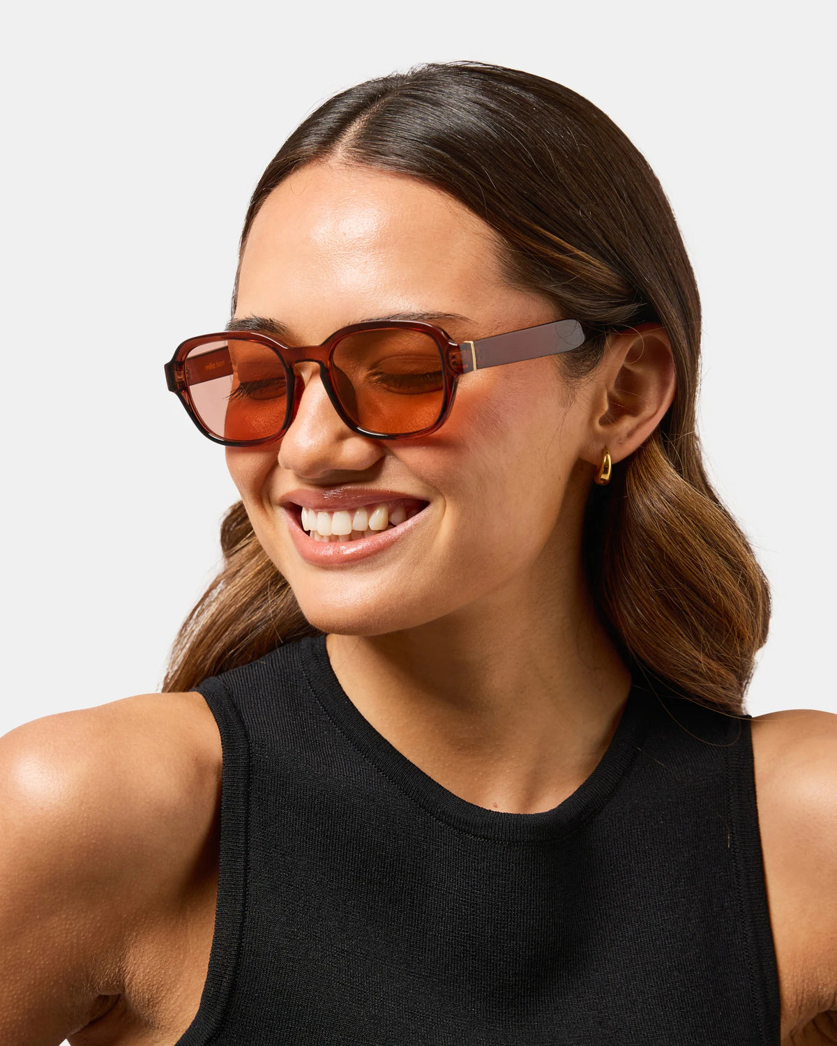 Milla Hart Maja Sunglasses | Amber