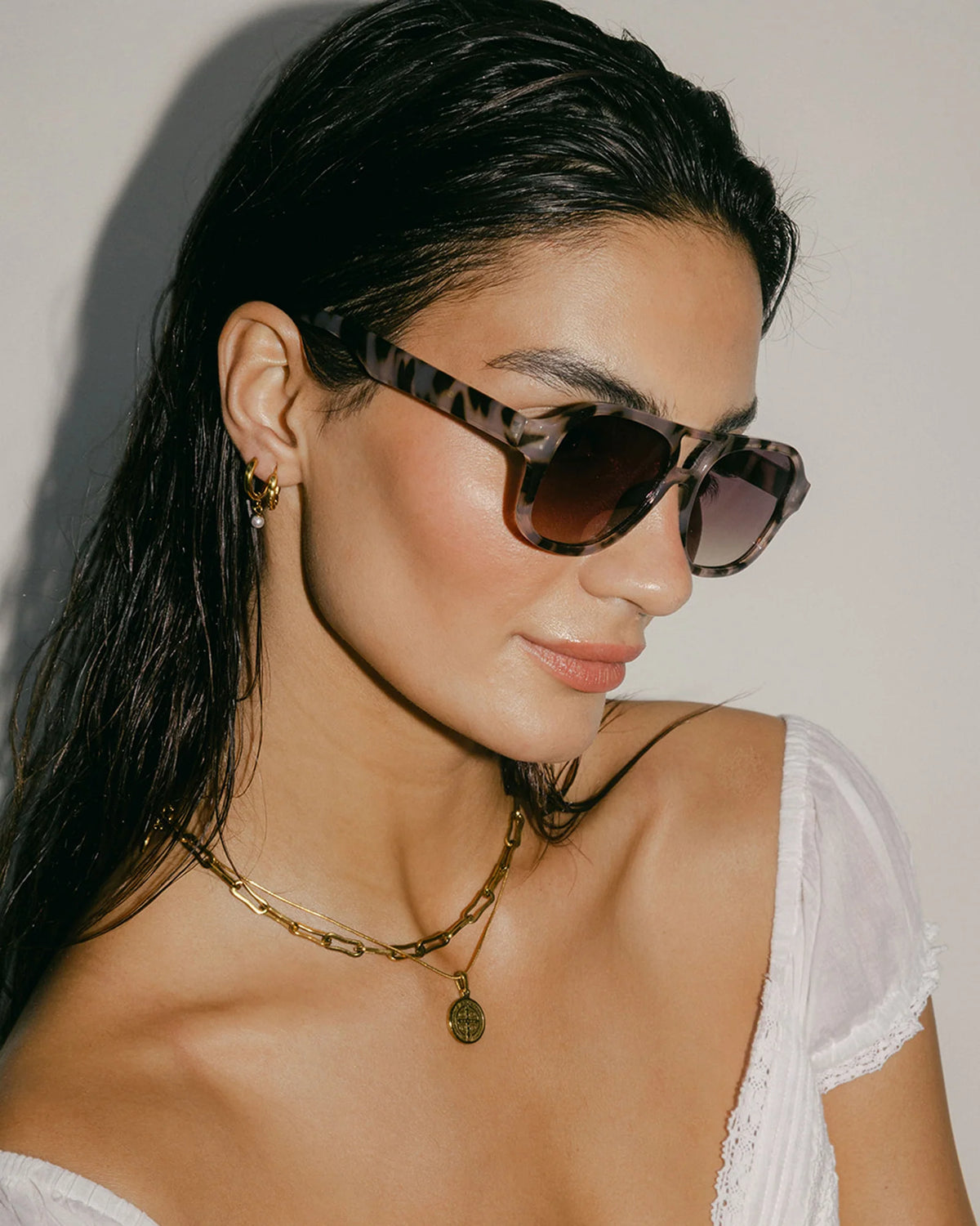 Milla Hart Tove Sunglasses | Tort