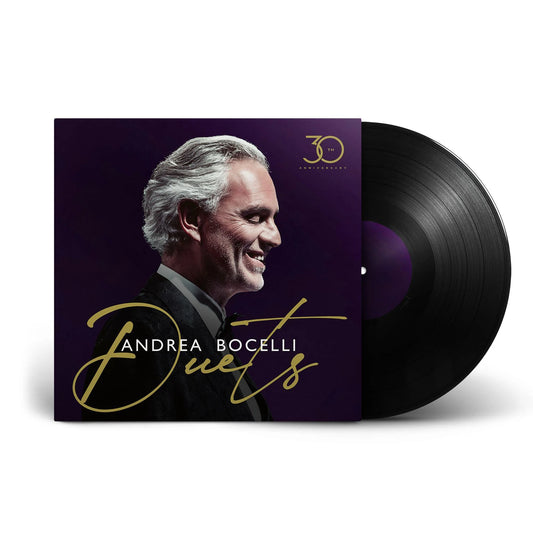 ANDREA BOCELLI DUETS 30TH ANNIVERSARY LP