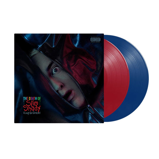 EMINEM THE DEATH OF SLIM SHADY (COUPE DE GRACE) (ONE RED OPAQUE & ONE BLUE OPAQUE) LP