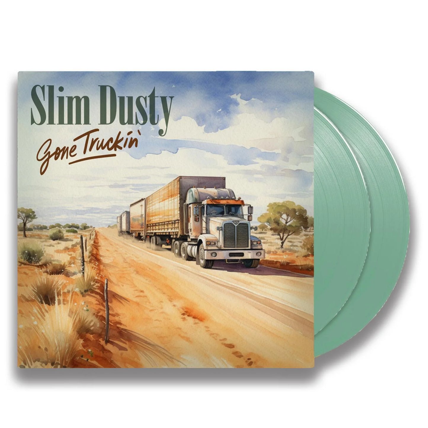 SLIM DUSTY GONE TRUCKIN' EUCALYPTUS GREEN LP