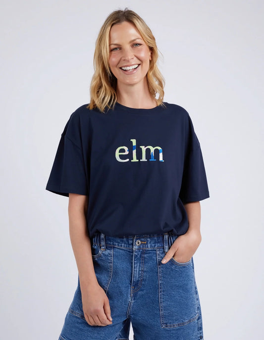 ELM COTERIE TEE NAVY